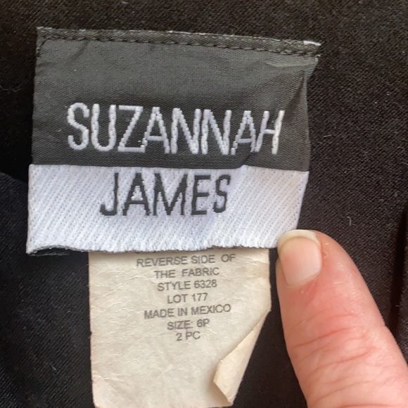 Vintage Suzannah James S Grey and Black Jacket - Picture 3 of 6